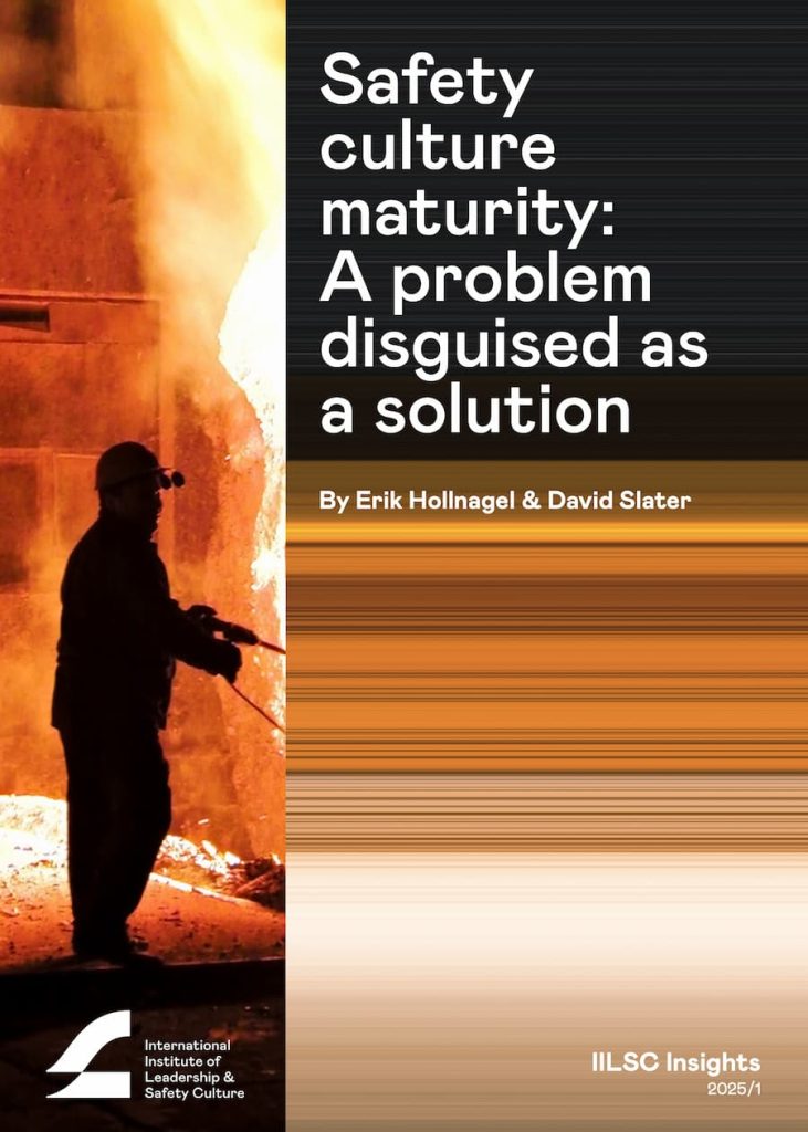 Cover white paper safety culture maturity